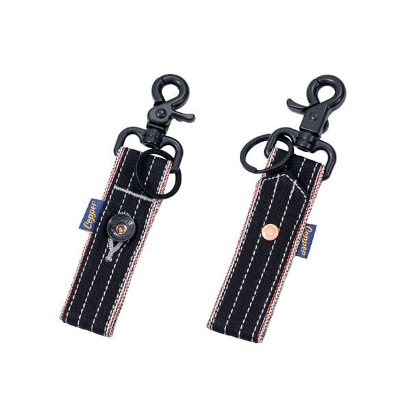  BLACK / BLACK Keychains - Móc khóa Raw Selvedge Denim 