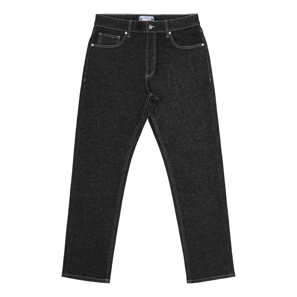 OG Slim - 12.5 Oz - Black - One Washed Denim Pants