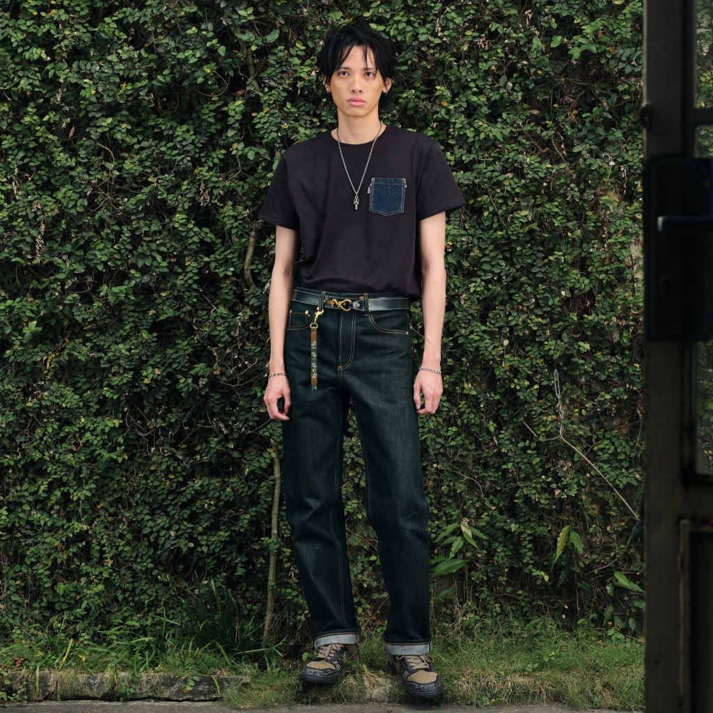 Straight - 20 Oz - Green Cast Slub - Raw Selvedge Denim Pants