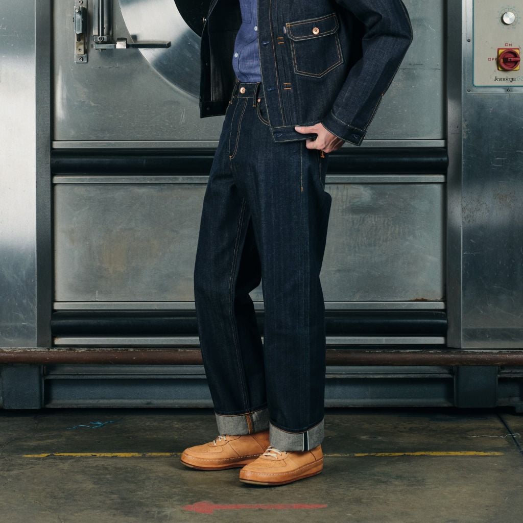 Straight  - KURABO 13.5 Oz - Prime Blue - Raw Selvedge Denim
