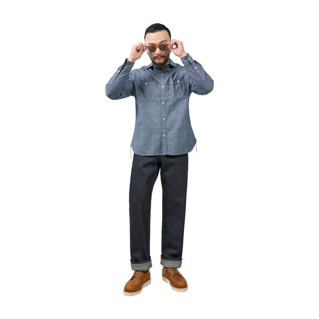 Straight - 14.5 Oz - Diamond Blue - Raw Selvedge Denim Pants