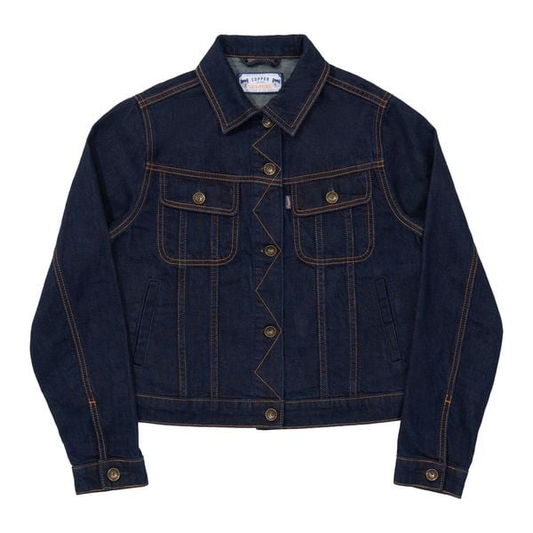  [ÁO KHOÁC NỮ] Type III Trucker – 10 Oz - INDIGO - Rinse Washed Denim Women’s Jacket 