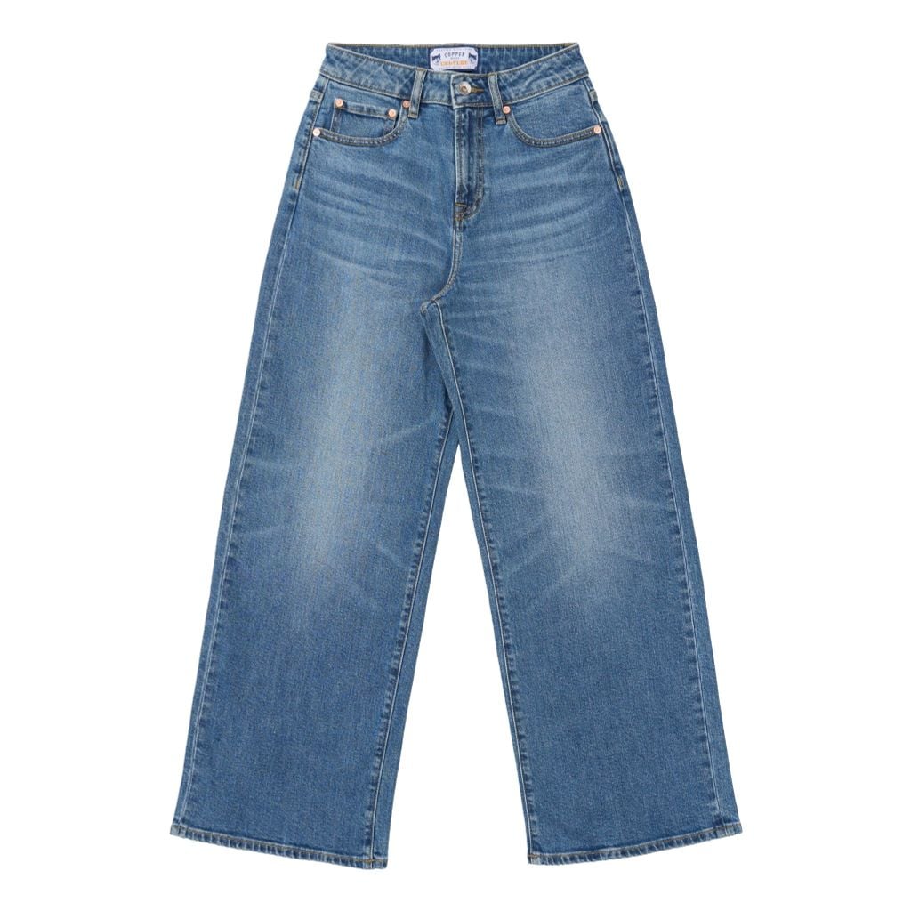 [QUẦN NỮ] Relax – 12 Oz – Light Blue - Washed Denim Women’s Pants