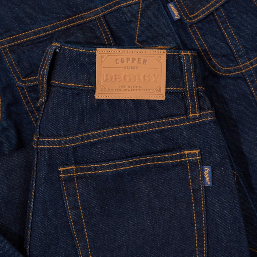[QUẦN NỮ] Relax – 10 Oz - Indigo - Rinse Washed Denim Women’s Pants