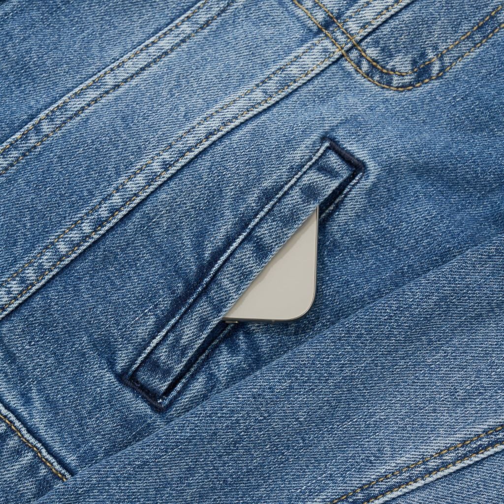 [ÁO KHOÁC NỮ] Type III Trucker – 12 Oz - Light Blue - Washed Denim Women’s Jacket