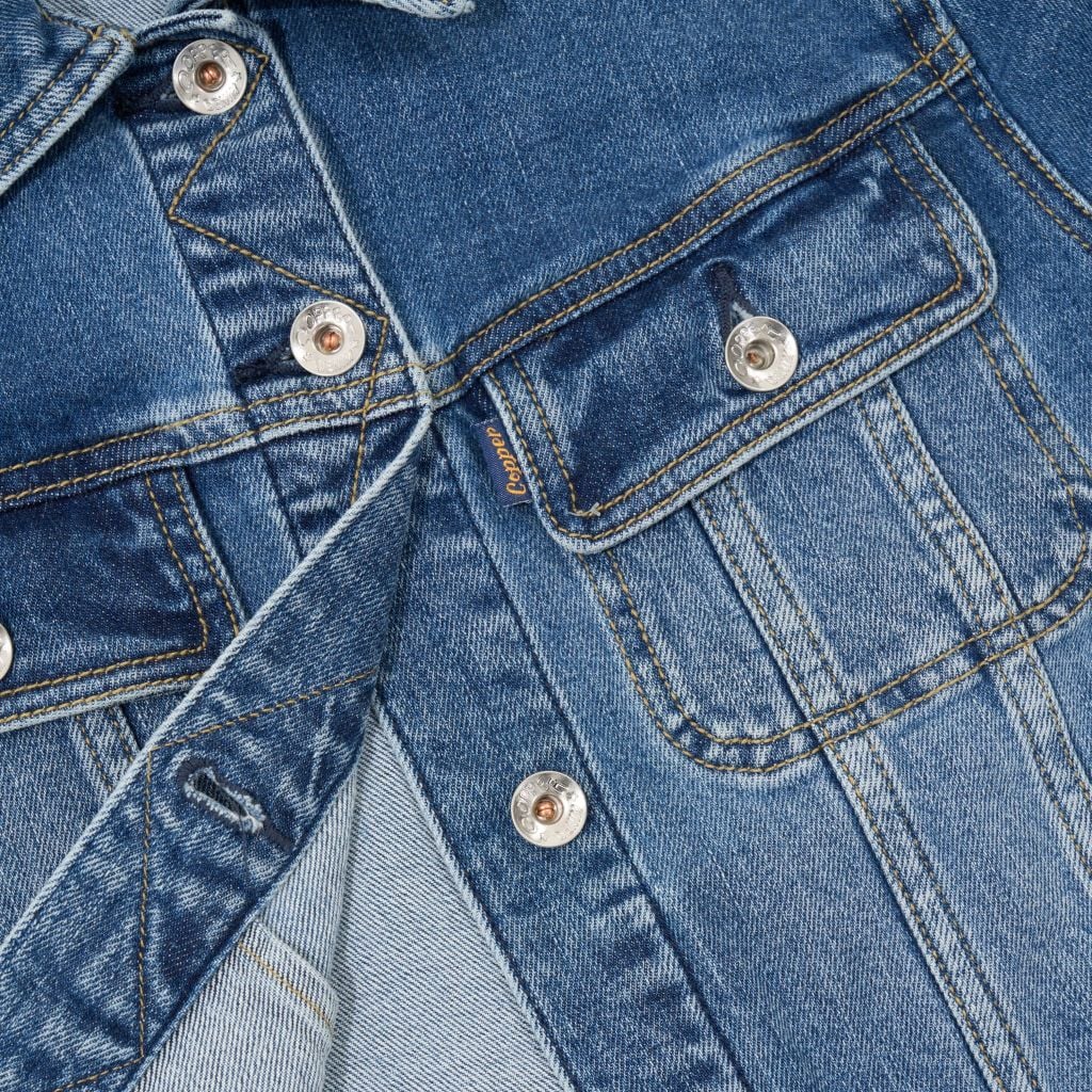[ÁO KHOÁC NỮ] Type III Trucker – 12 Oz - Light Blue - Washed Denim Women’s Jacket