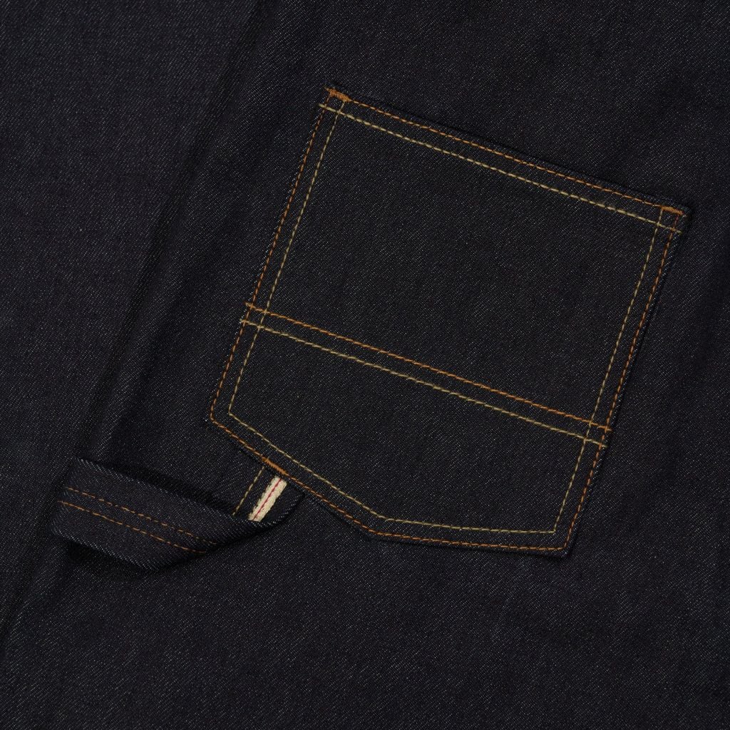 Work Short - 14.5 Oz - Diamond Blue - Raw Selvedge Denim Pants