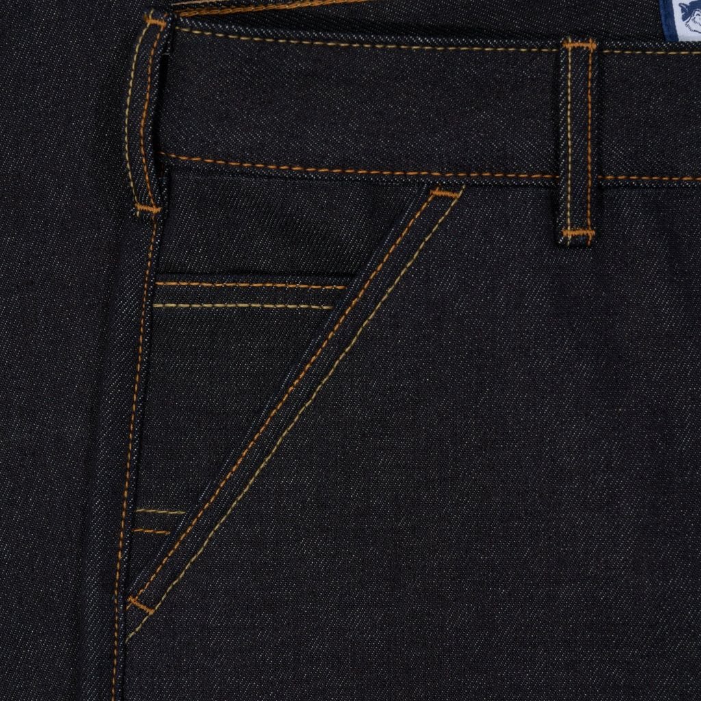 Work Short - 14.5 Oz - Diamond Blue - Raw Selvedge Denim Pants
