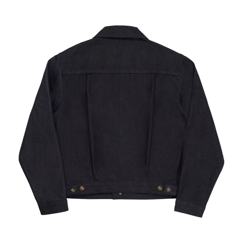 Type II - 14.5 Oz - Diamond Blue / Navy sewing thread - Raw Selvedge Denim Jacket