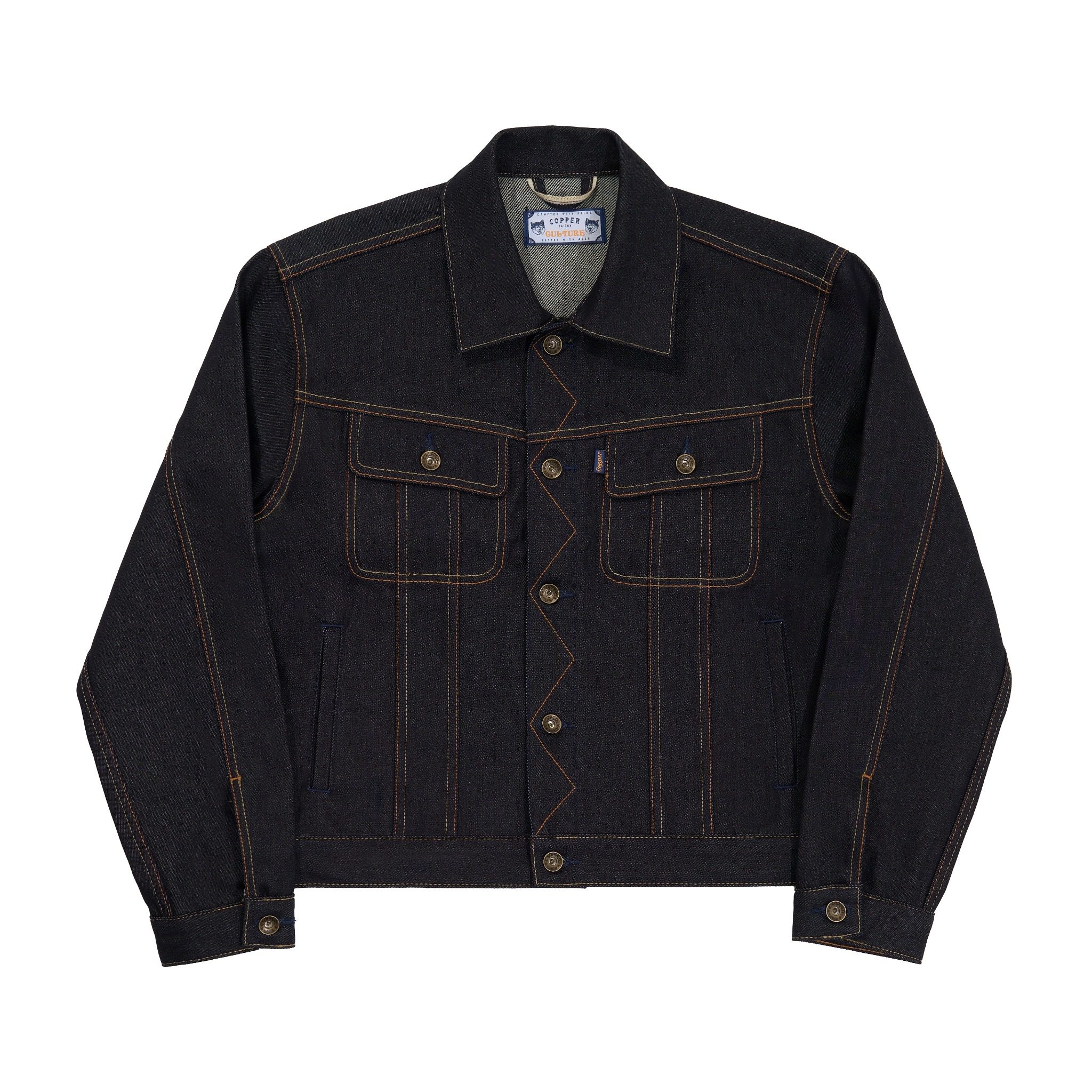 Copper Denim Type III Trucker - 14.5 Oz - Diamond Blue