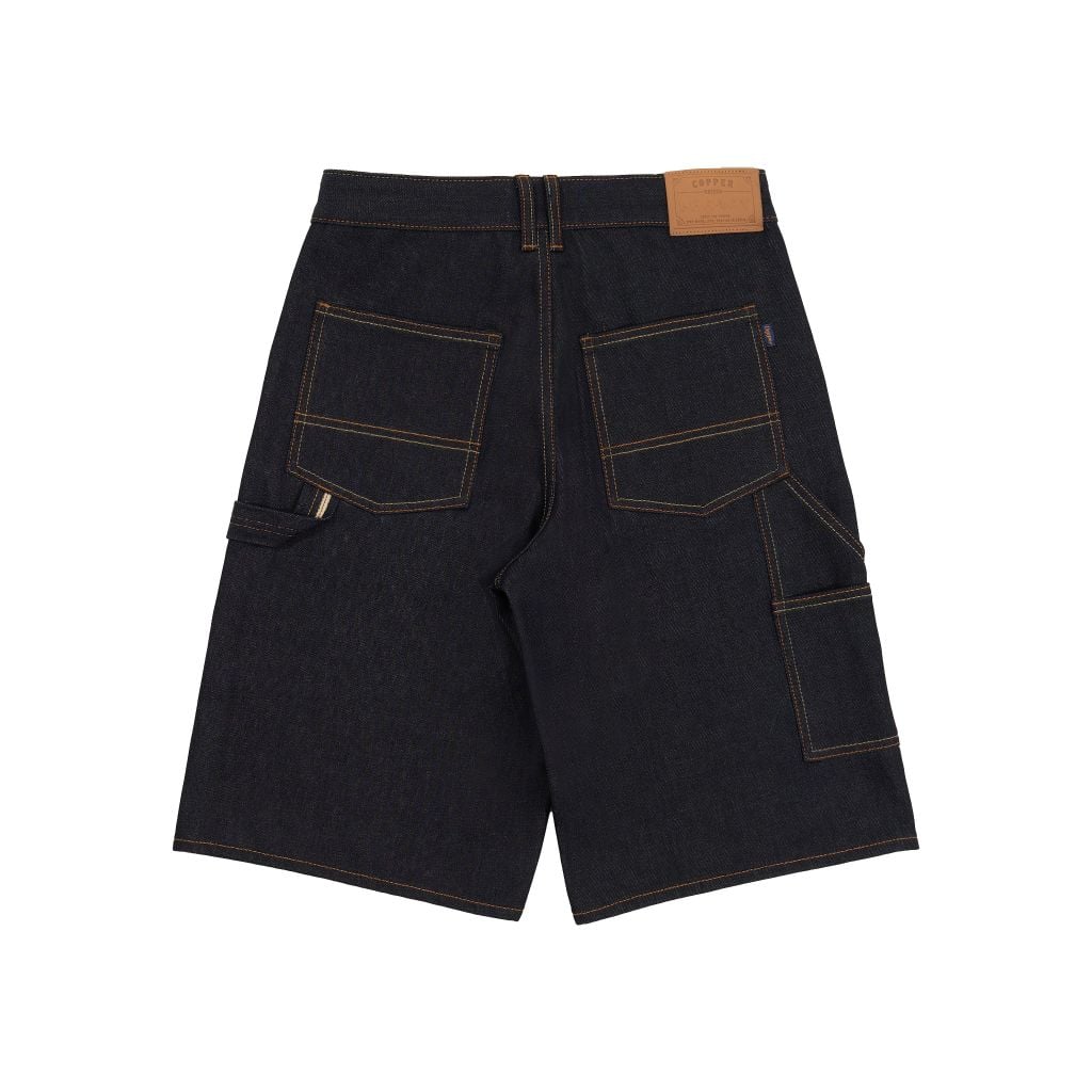 Work Short - 14.5 Oz - Diamond Blue - Raw Selvedge Denim Pants