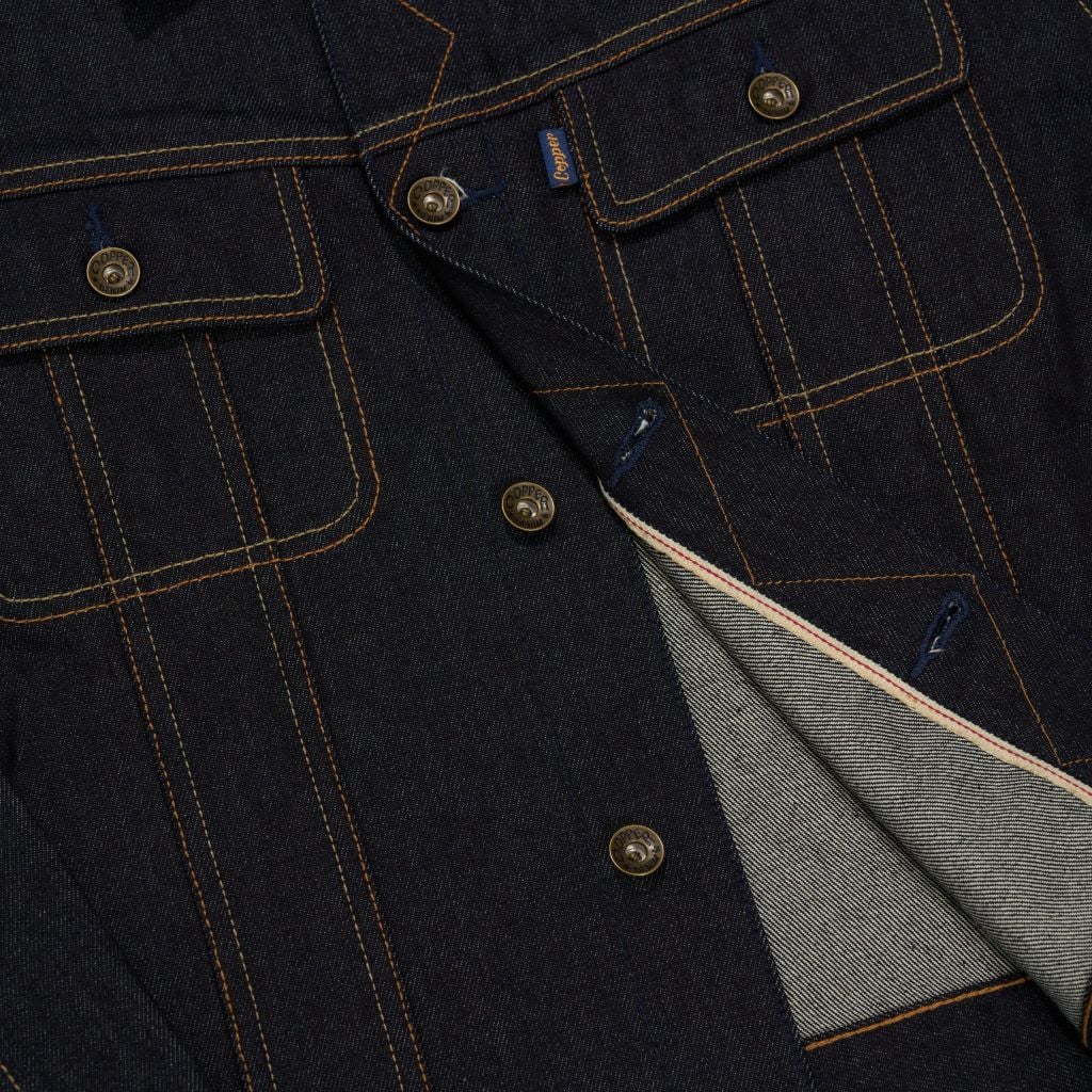 Type III Trucker - 14.5 Oz - Diamond Blue - Raw Selvedge Denim Jacket