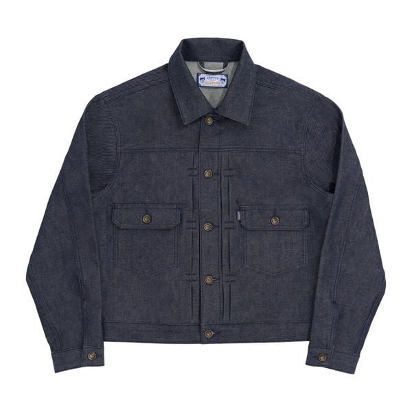  Type II  - 14 Oz - Awaji – Raw Pink Selvedge Denim Jacket 