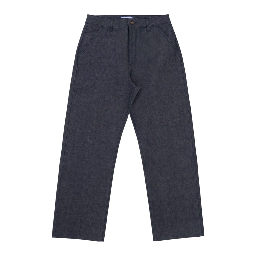 Relax  - 14 Oz - Awaji – Raw Pink Selvedge Denim Pants - TÚI XÉO