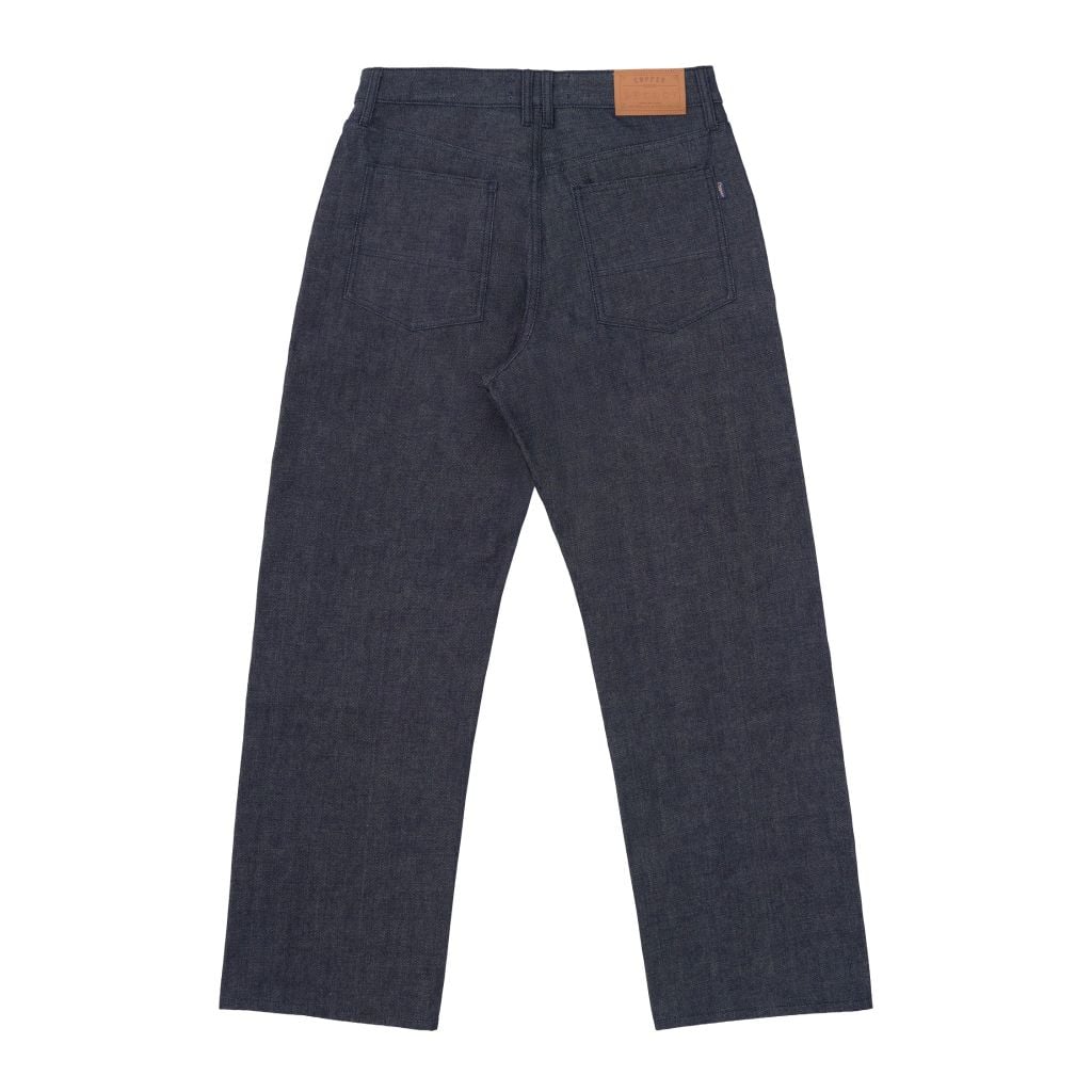 Relax  - 14 Oz - Awaji – Raw Pink Selvedge Denim Pants - TÚI XÉO