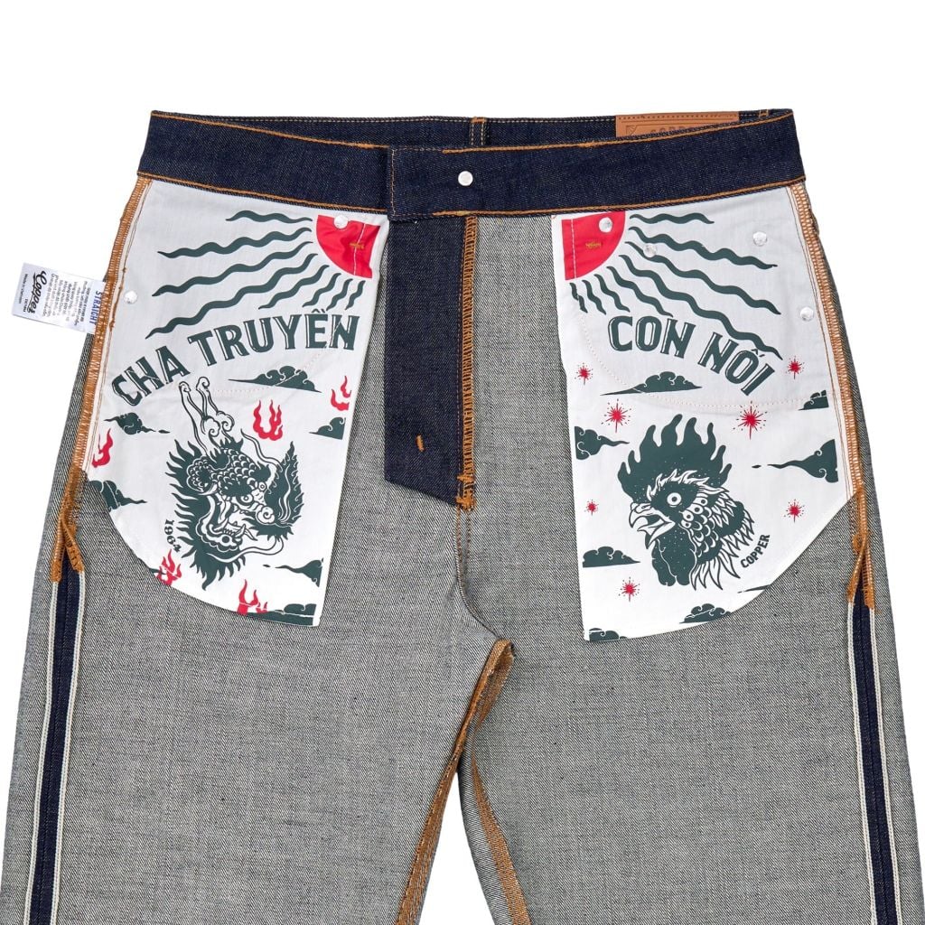 OG Slim - 14 Oz - Itsu – Raw Red Selvedge Denim Pants