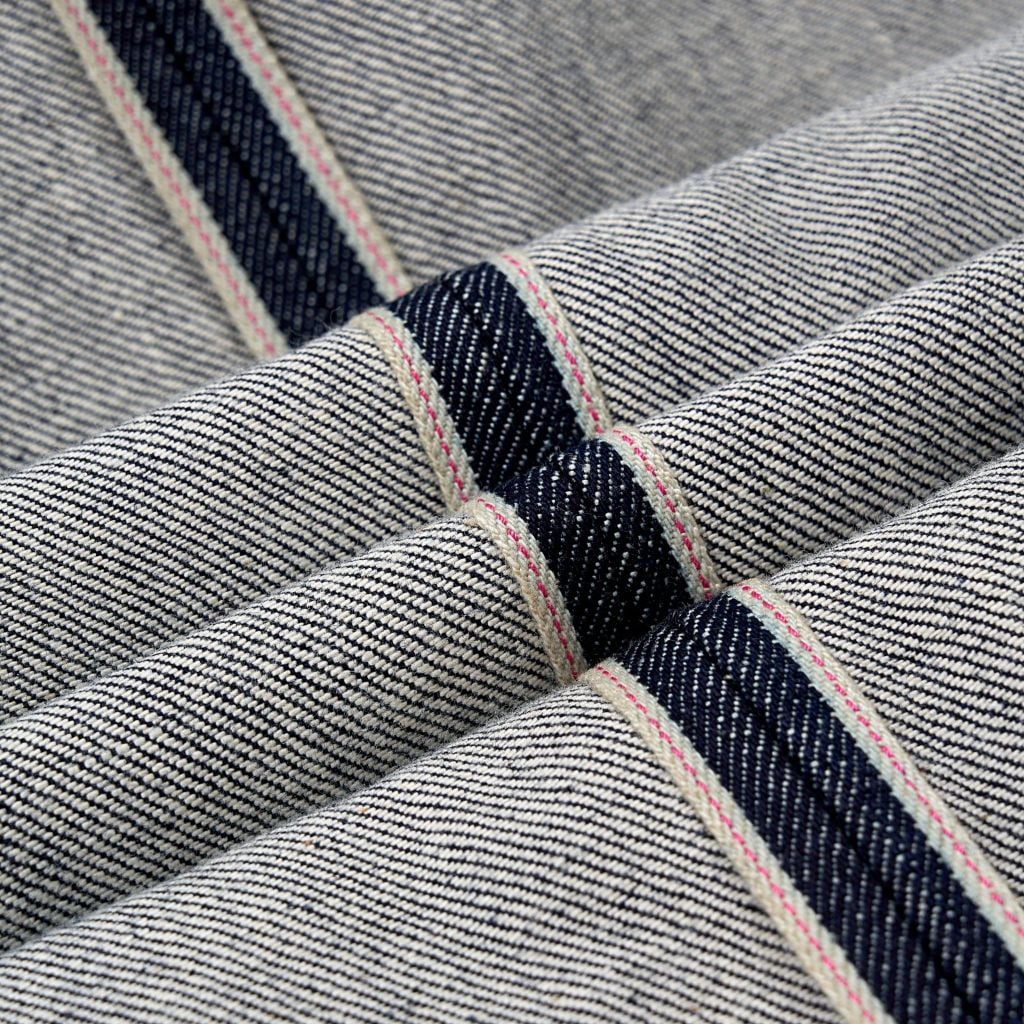 Relax  - 14 Oz - Awaji – Raw Pink Selvedge Denim Pants - TÚI XÉO