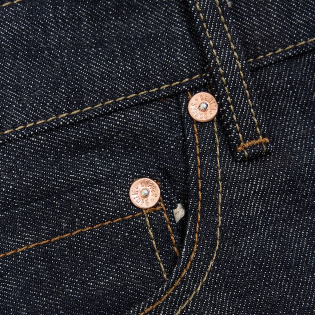 Straight  - 14.5 Oz - Indigo - Button Fly - Raw Selvedge Denim Pants