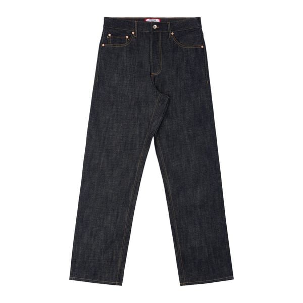  Straight  - 14.5 Oz - Indigo - Button Fly - Raw Selvedge Denim Pants 