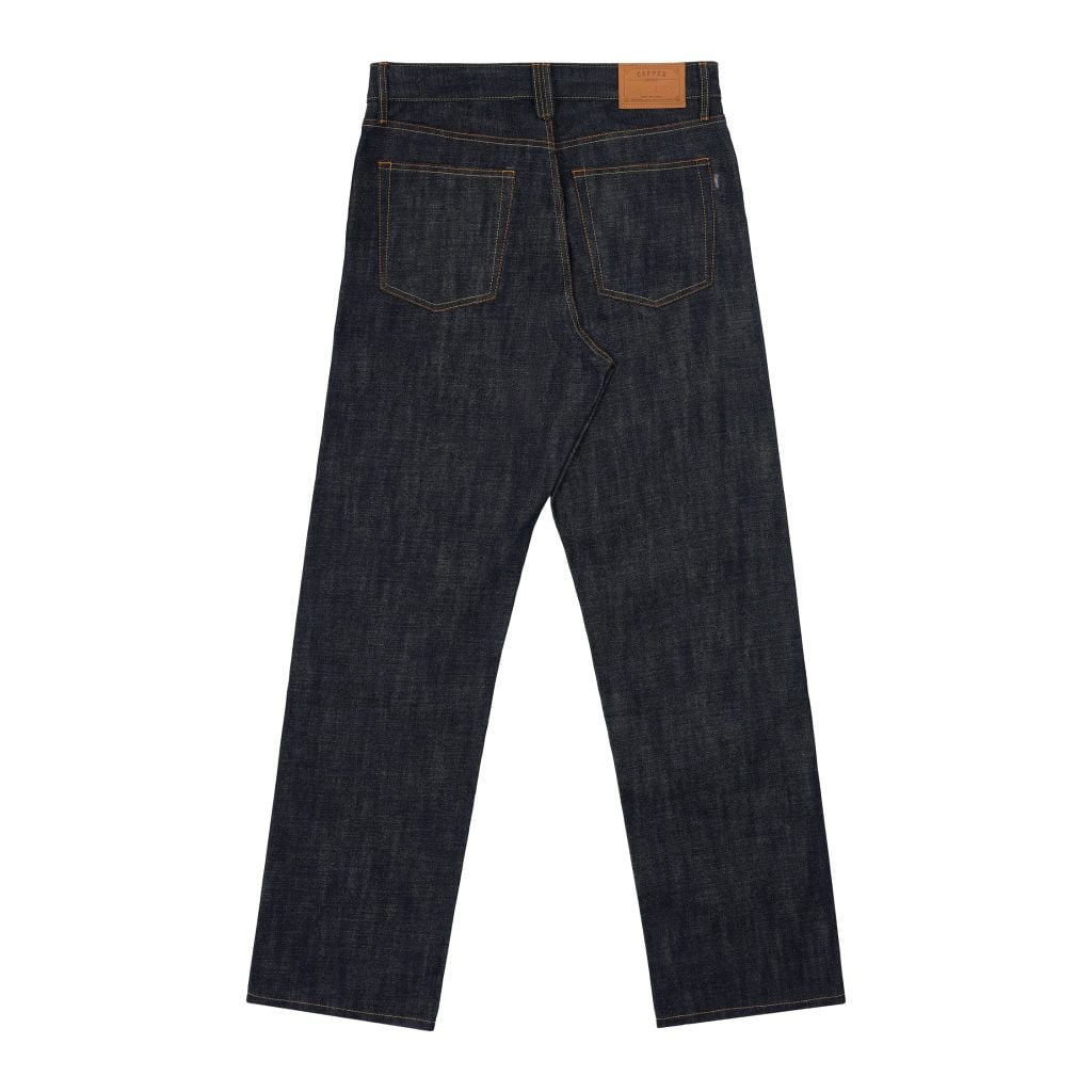 Straight  - 14.5 Oz - Indigo - Button Fly/Organic Cotton - Raw Selvedge Denim Pants