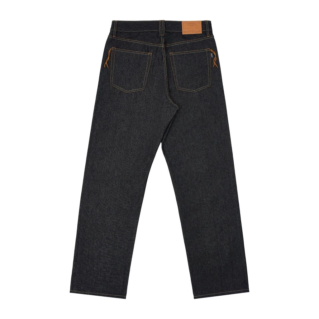 Straight  - 13.5 Oz - Dark Indigo - Button Fly - Raw Selvedge Denim Pants