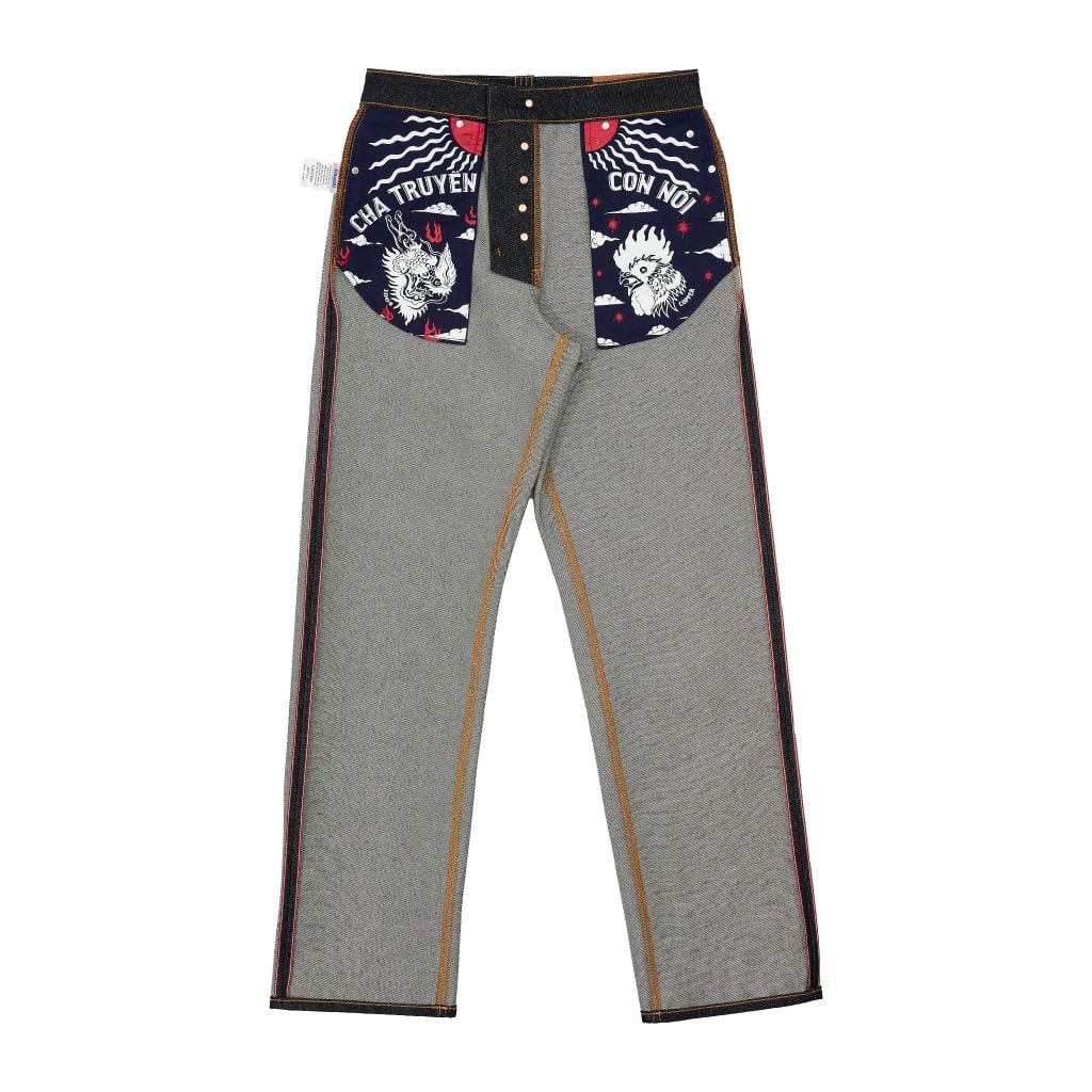 Straight  - 13.5 Oz - Dark Indigo - Button Fly - Raw Selvedge Denim Pants