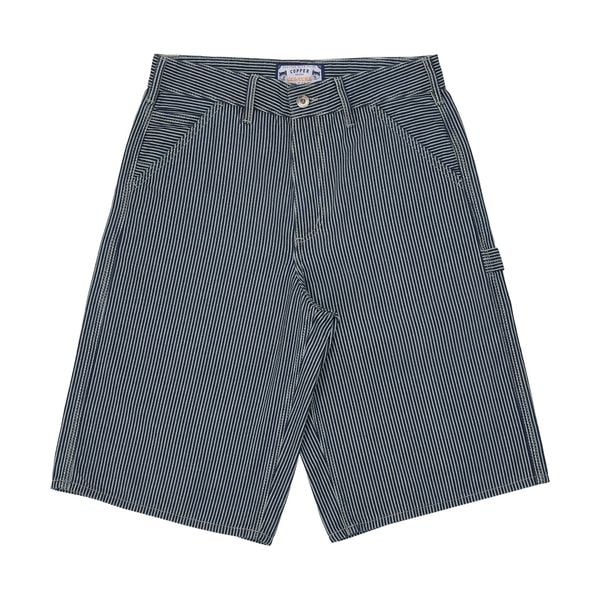  Work Short - 11 Oz – HICKORY Stripe – One washed Denim 