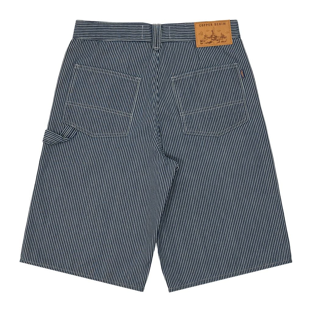 Work Short - 11 Oz – HICKORY Stripe – One washed Denim