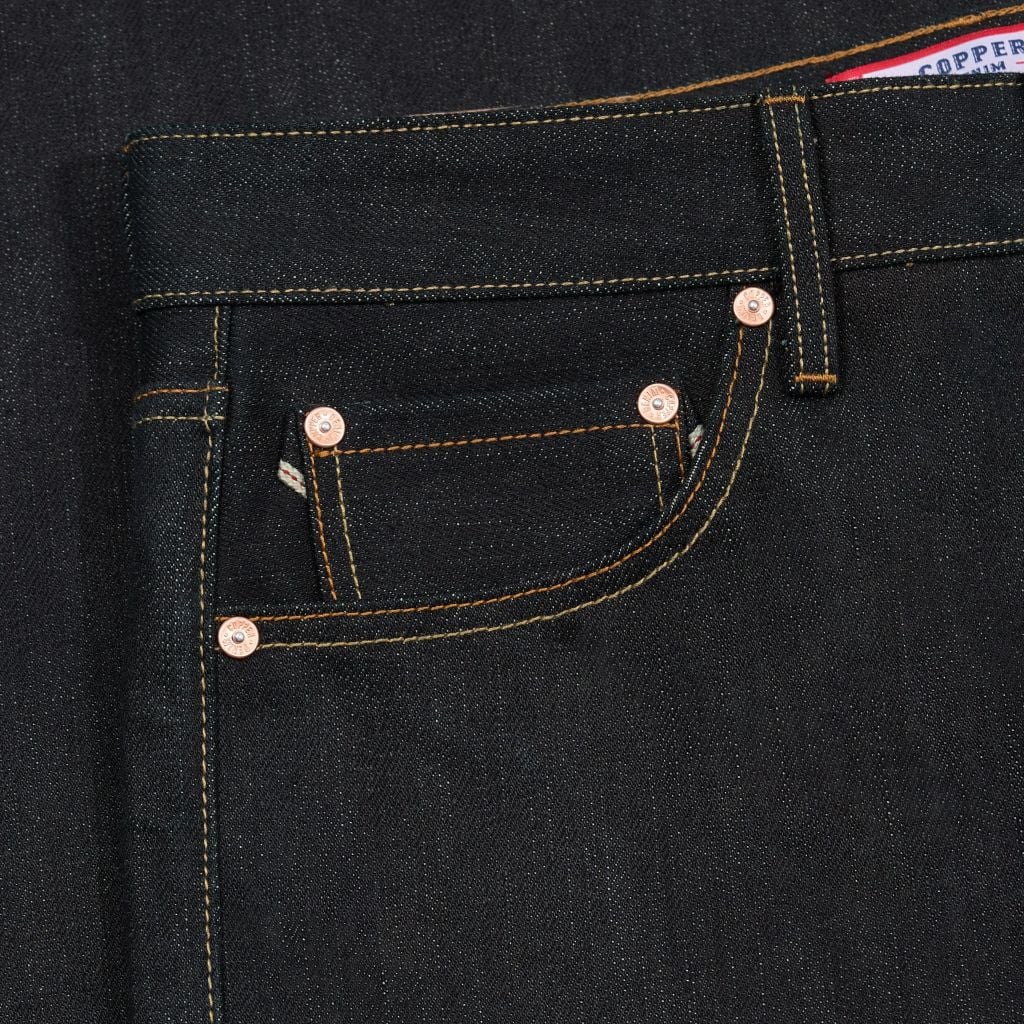 Relax - 20 Oz - Green Cast Slub - Raw Selvedge Denim Pants