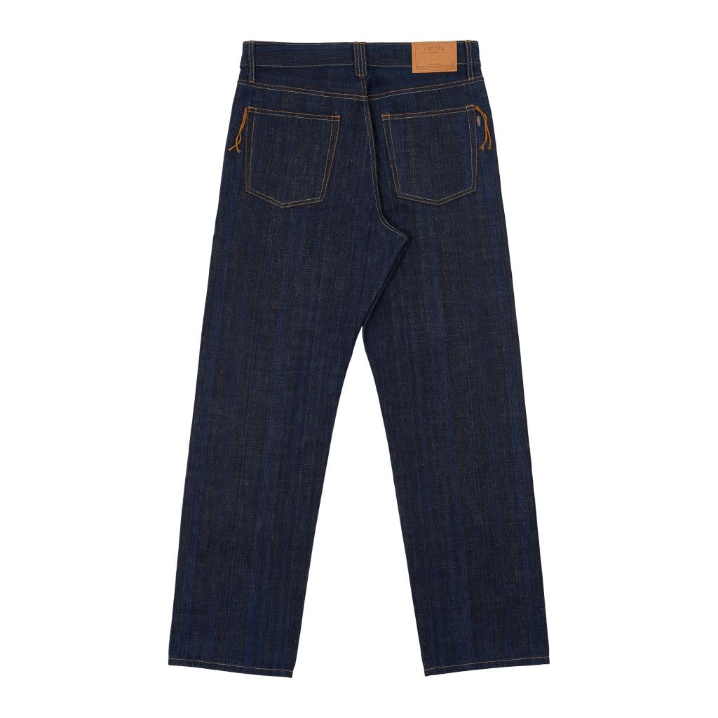 Straight  - 17 Oz - Blue Tech - Button Fly - Raw Selvedge Denim Pants