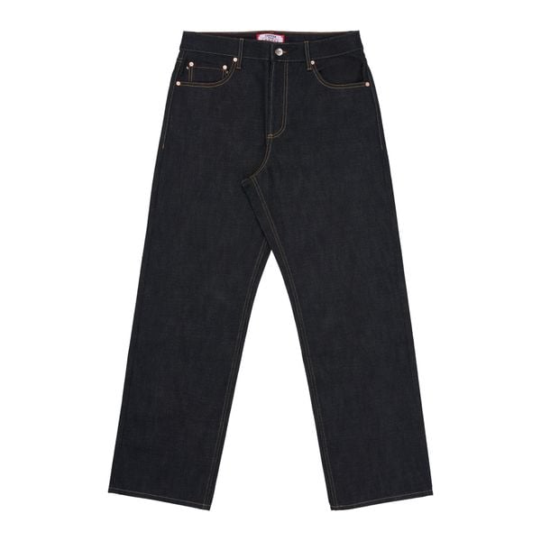  Relax - 18.5 Oz - Dark Blue - Raw Selvedge Denim Pants 