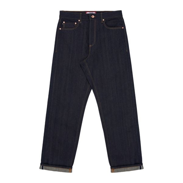  Straight  - KURABO 13.5 Oz - Prime Blue - Raw Selvedge Denim 