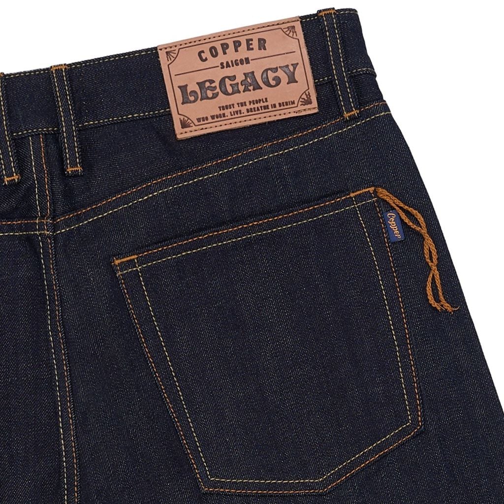 OG Slim - KURABO 13.5 Oz - Prime Blue - Raw Selvedge Denim