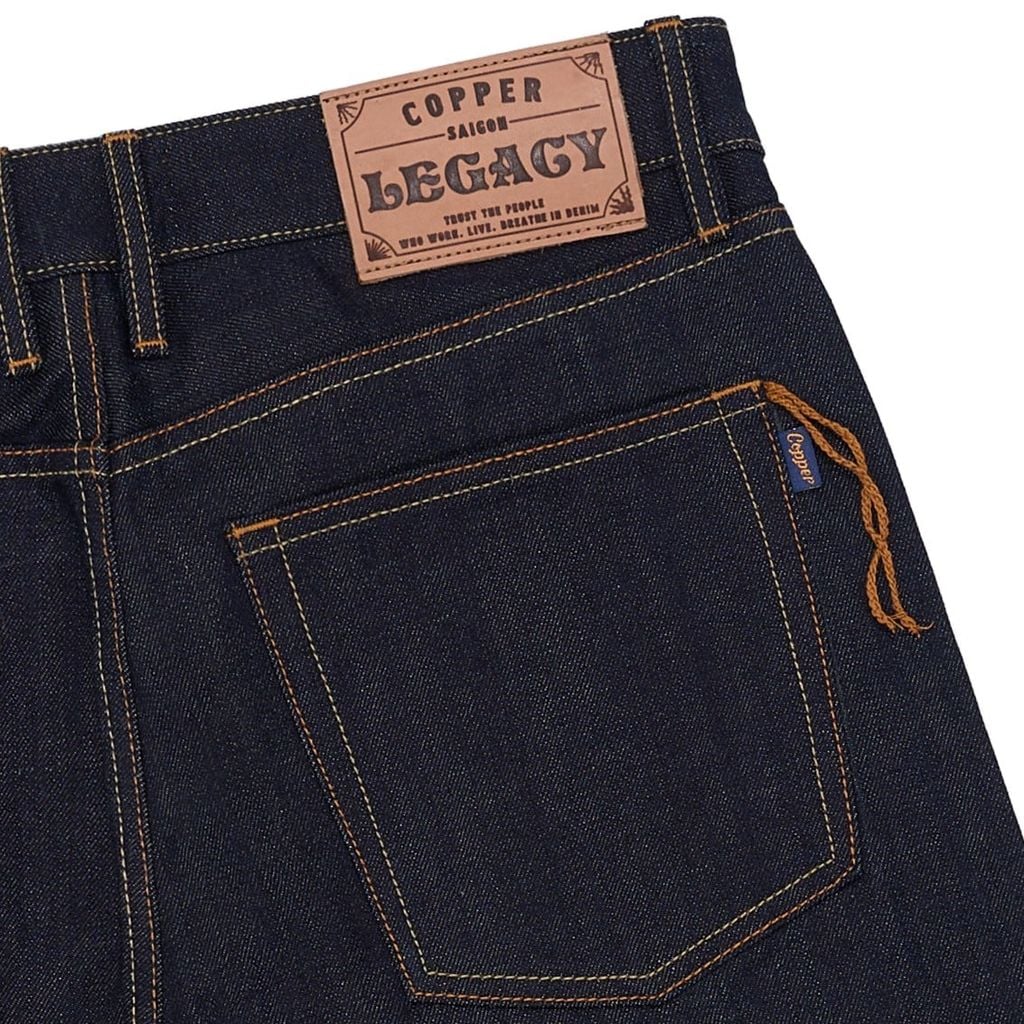 Straight  - KURABO 13.5 Oz - Prime Blue - Raw Selvedge Denim