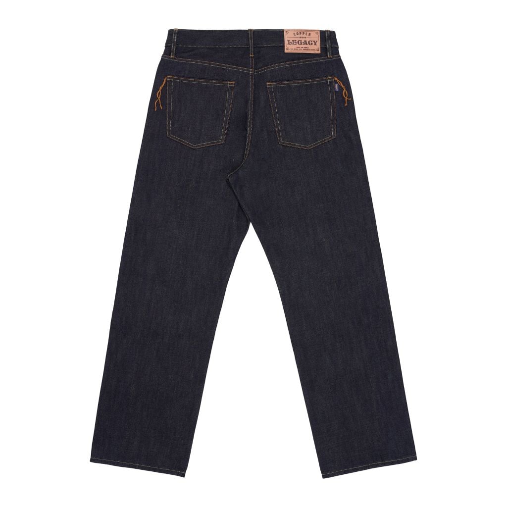 Relax - 18 Oz - Red Cast Cross Hatch - Raw Selvedge Denim Pants