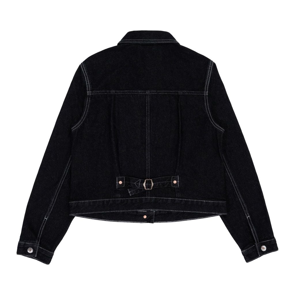 [ÁO KHOÁC NỮ] Type I - 12Oz - Black - One Washed Denim Jacket