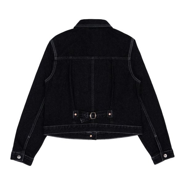  [ÁO KHOÁC NỮ] Type I - 12Oz - Black - One Washed Denim Jacket 
