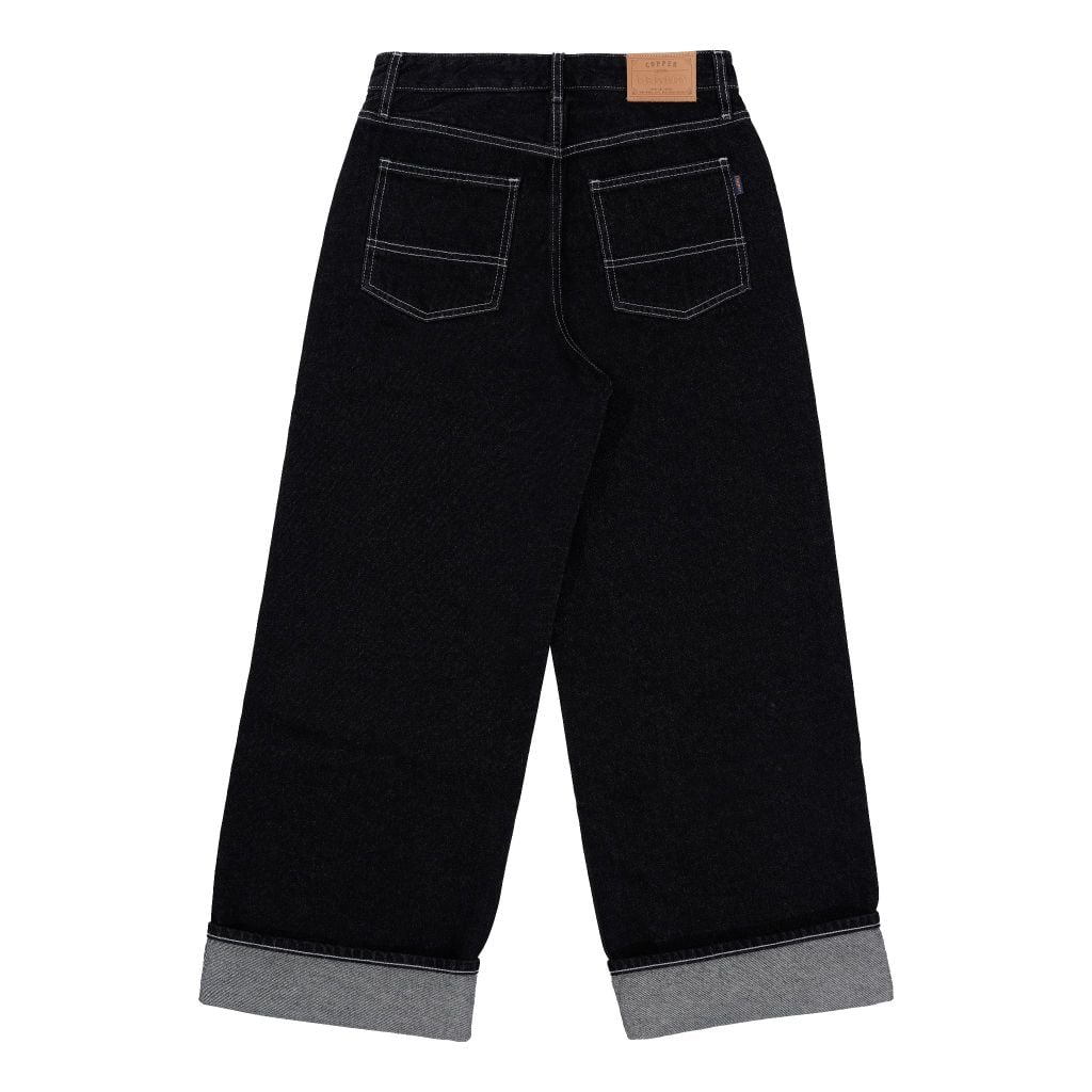 [QUẦN NỮ] Relax - 12oz - Black - One Washed Denim Pants - TÚI XÉO
