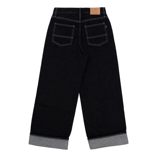  [QUẦN NỮ] Relax - 12oz - Black - One Washed Denim Pants - TÚI XÉO 