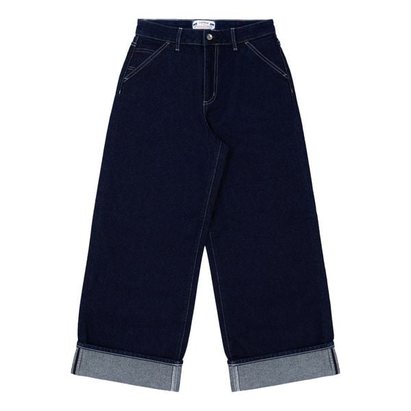  [QUẦN NỮ] Relax - 12oz - Indigo - One Washed Denim Pants - TÚI XÉO 