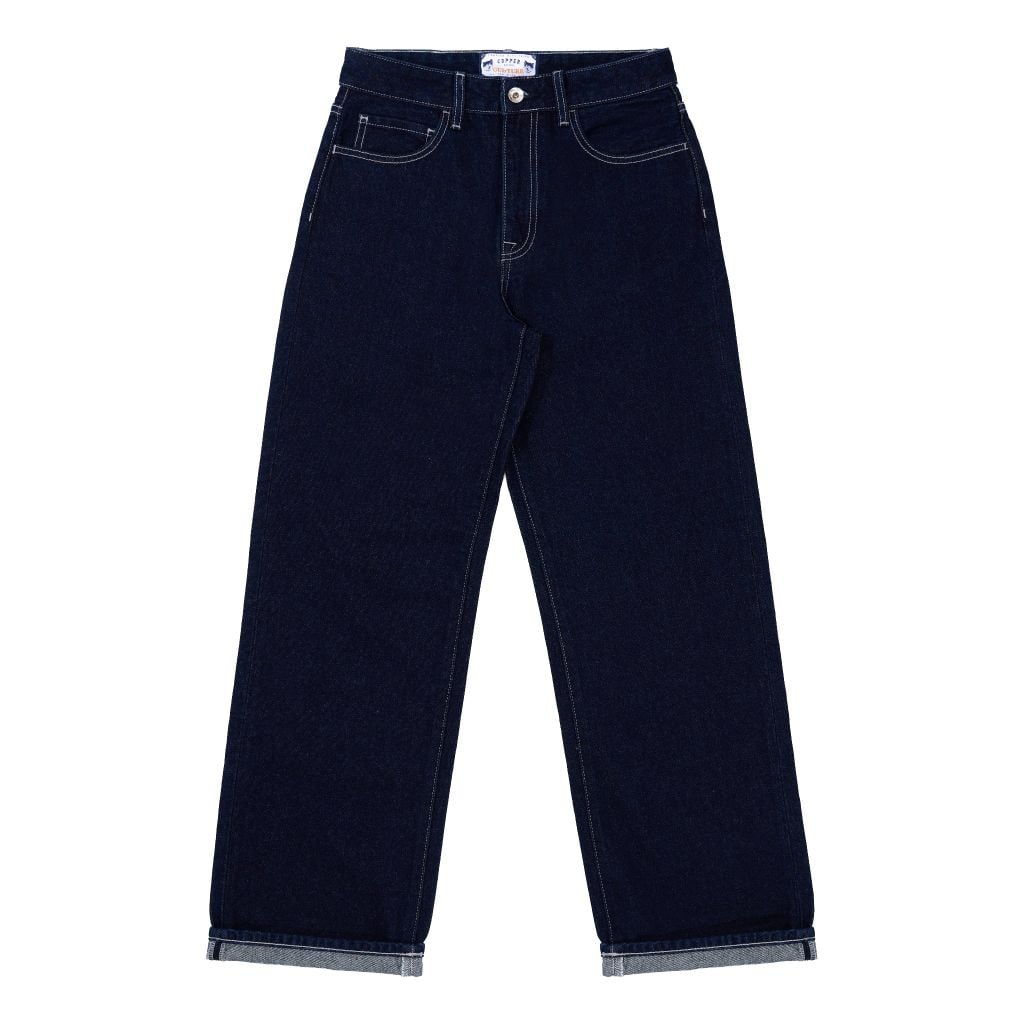 [QUẦN NỮ] Straight - 12oz - Indigo - One Washed Denim Pants