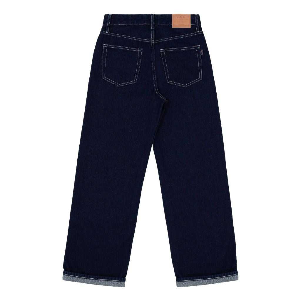 [QUẦN NỮ] Straight - 12oz - Indigo - One Washed Denim Pants