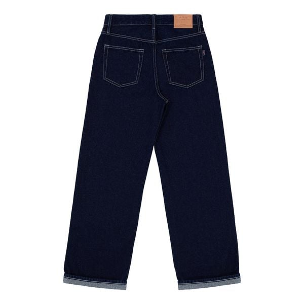  [QUẦN NỮ] Straight - 12oz - Indigo - One Washed Denim Pants 