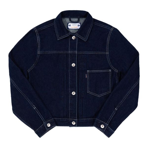  [ÁO KHOÁC NỮ] Type I - 12Oz - INDIGO - One Washed Denim Jacket 