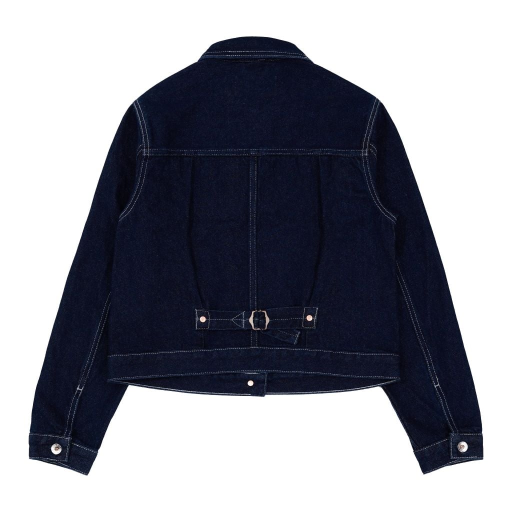 [ÁO KHOÁC NỮ] Type I - 12Oz - INDIGO - One Washed Denim Jacket