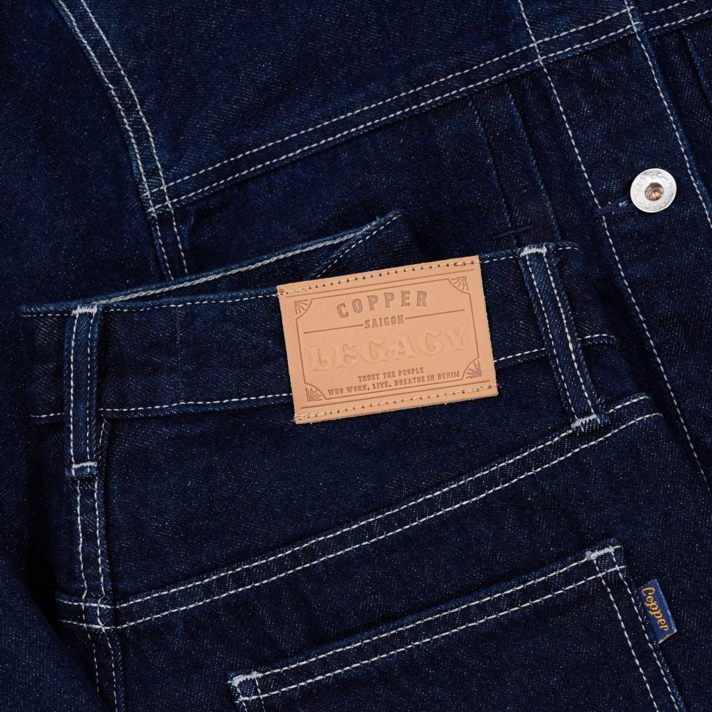 [QUẦN NỮ] Relax - 12oz - Indigo - One Washed Denim Pants - TÚI XÉO