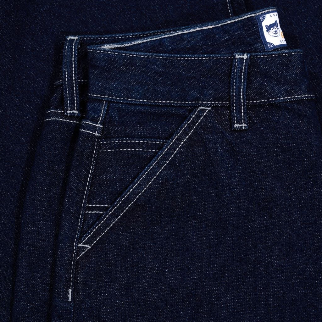[QUẦN NỮ] Relax - 12oz - Indigo - One Washed Denim Pants - TÚI XÉO