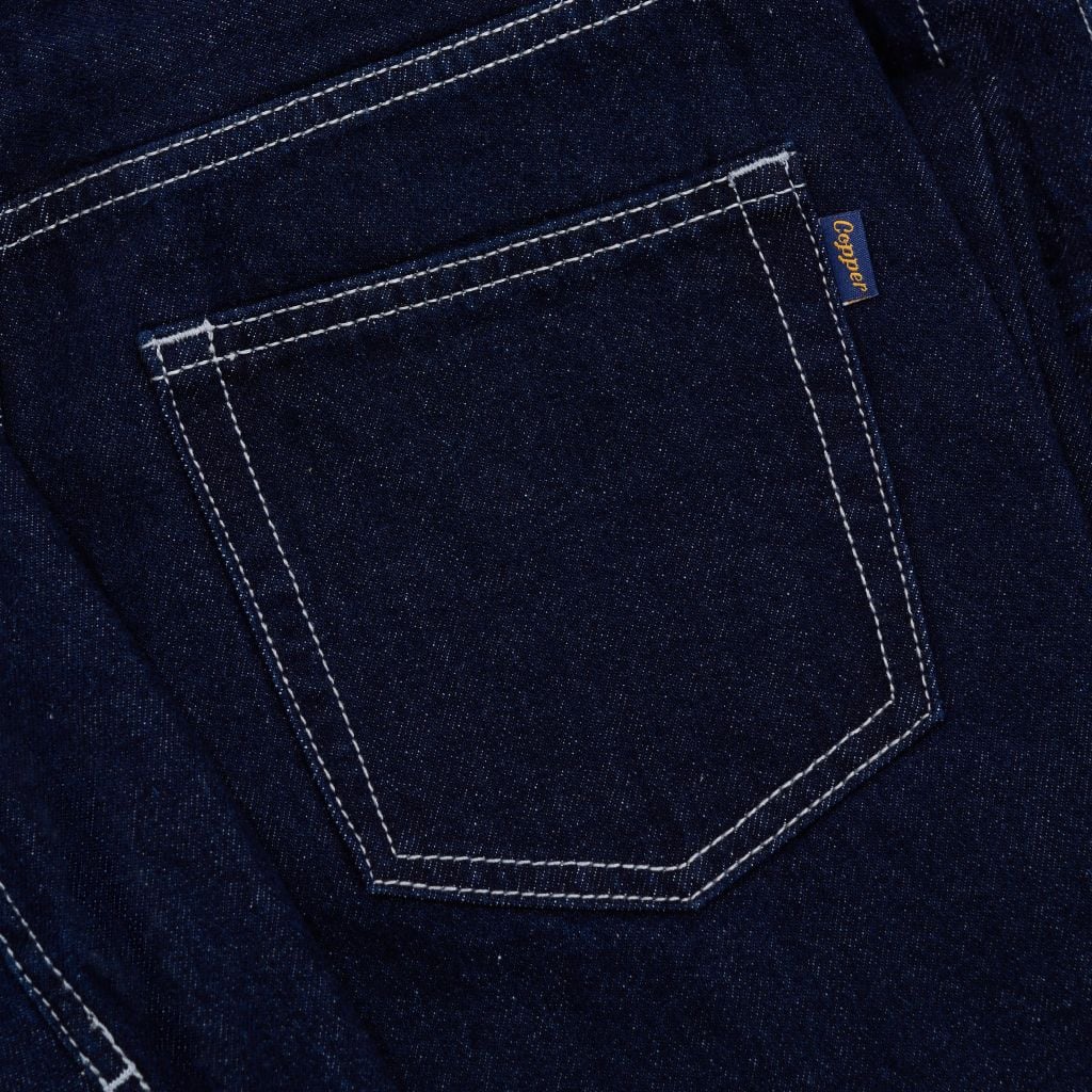 [QUẦN NỮ] Straight - 12oz - Indigo - One Washed Denim Pants