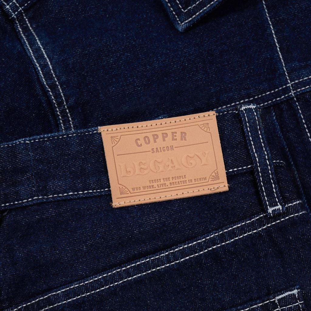 [QUẦN NỮ] Straight - 12oz - Indigo - One Washed Denim Pants