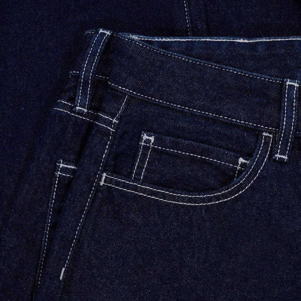 [QUẦN NỮ] Straight - 12oz - Indigo - One Washed Denim Pants